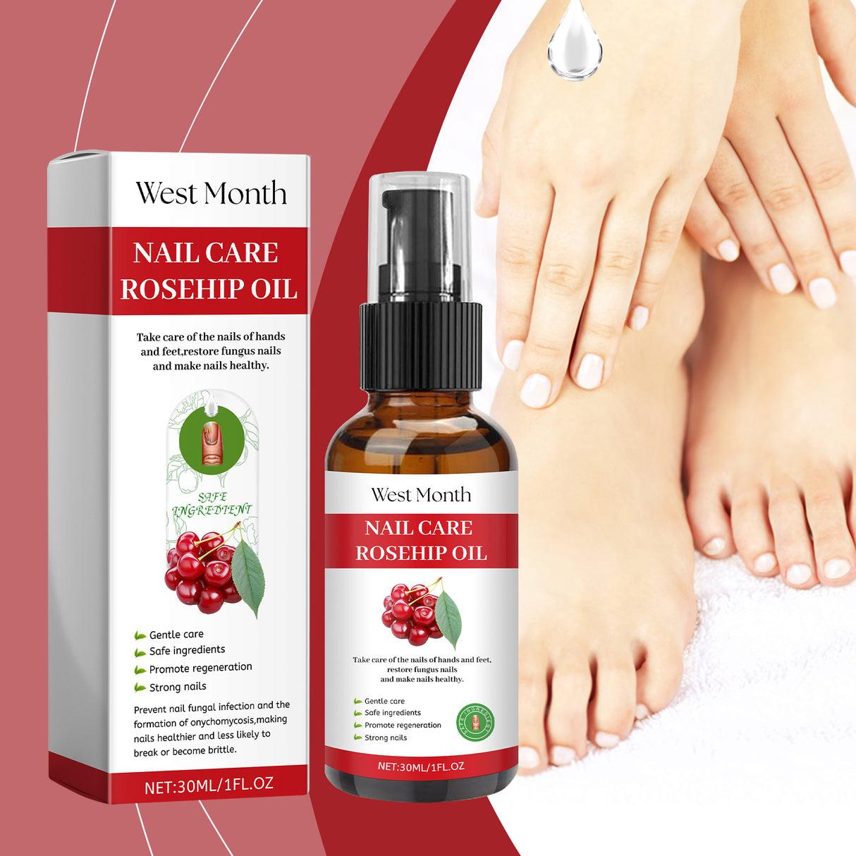 Hand, Foot And Nail Care Solution Nourishes And Moisturizes Nails And Gray Nails Repair Solution - V.I.P Digital Presence