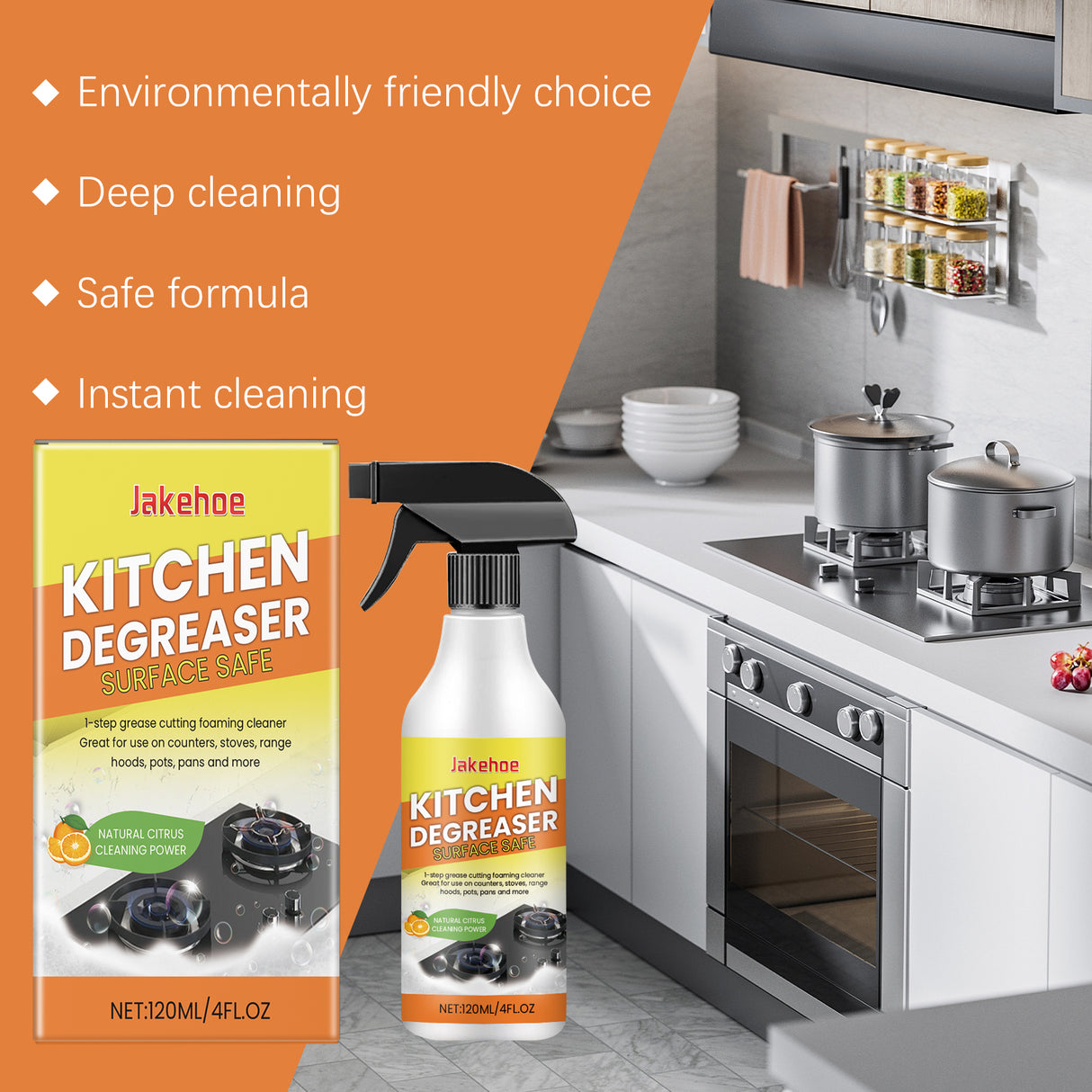 Kitchen Heavy Oil Foam Cleaner Household To Remove Heavy Oil Kitchen Appliances Stain Cleaner - V.I.P Digital Presence