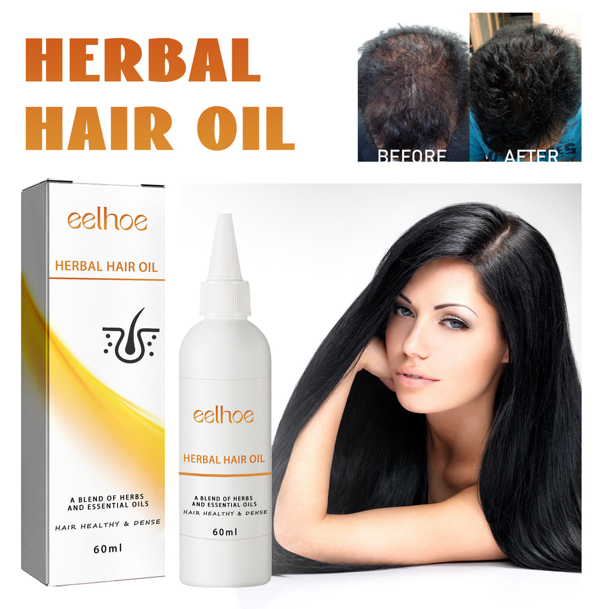 Herb Thickening Hair Oil, Repairing Dry Hair, Moisturizing And Smoothing Hair And Hair Conditioning Oil - V.I.P Digital Presence