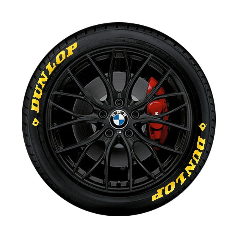 【 Font Set 】 Car Tire Stickers Tire Letter Stickers English Letter 3D Stereoscopic Stickers - V.I.P Digital Presence