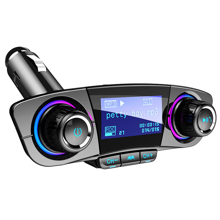 BT06 Car MP3 Bluetooth Player Car Charger Multi-Language Bluetooth Hands-Free FM Transmitter - V.I.P Digital Presence