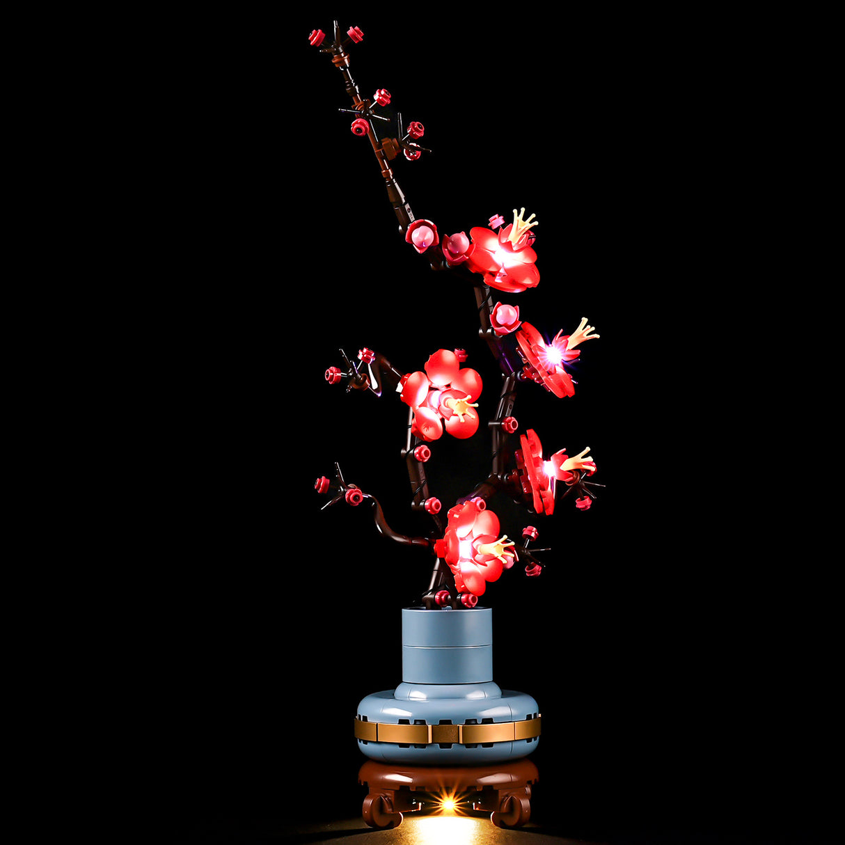 Compatible with LEGO 10369 Plum Blossom LED Lighting Building Blocks Toys Decorative Lights Potted Plants Series - V.I.P Digital Presence