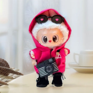 17cm Labrador Macaron Pendant Doll Hoodie Outdoor Sports Hoodie Stormtrooper - V.I.P Digital Presence