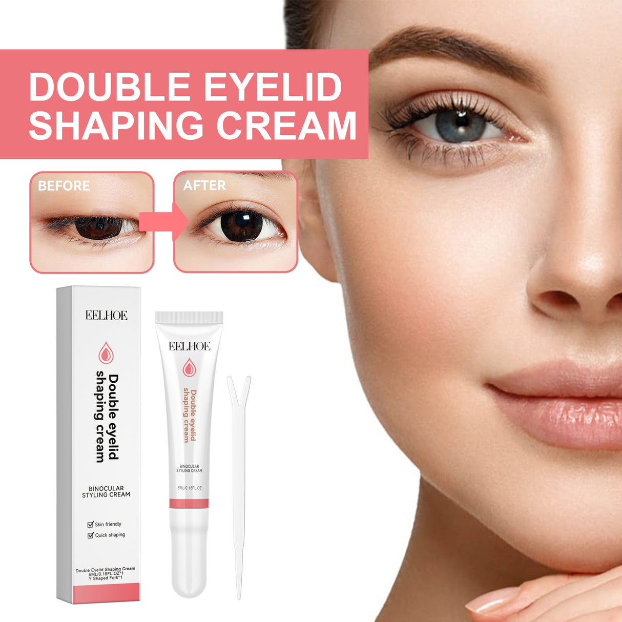 Double Eyelid Styling Cream Natural Invisible Invisible Permanent Double Magnification Eye Beauty Styling Cream - V.I.P Digital Presence