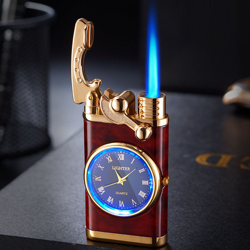 Multi functional electronic watch cigarette lighter integrated into one machine, versatile men's gift lighter - V.I.P Digital Presence