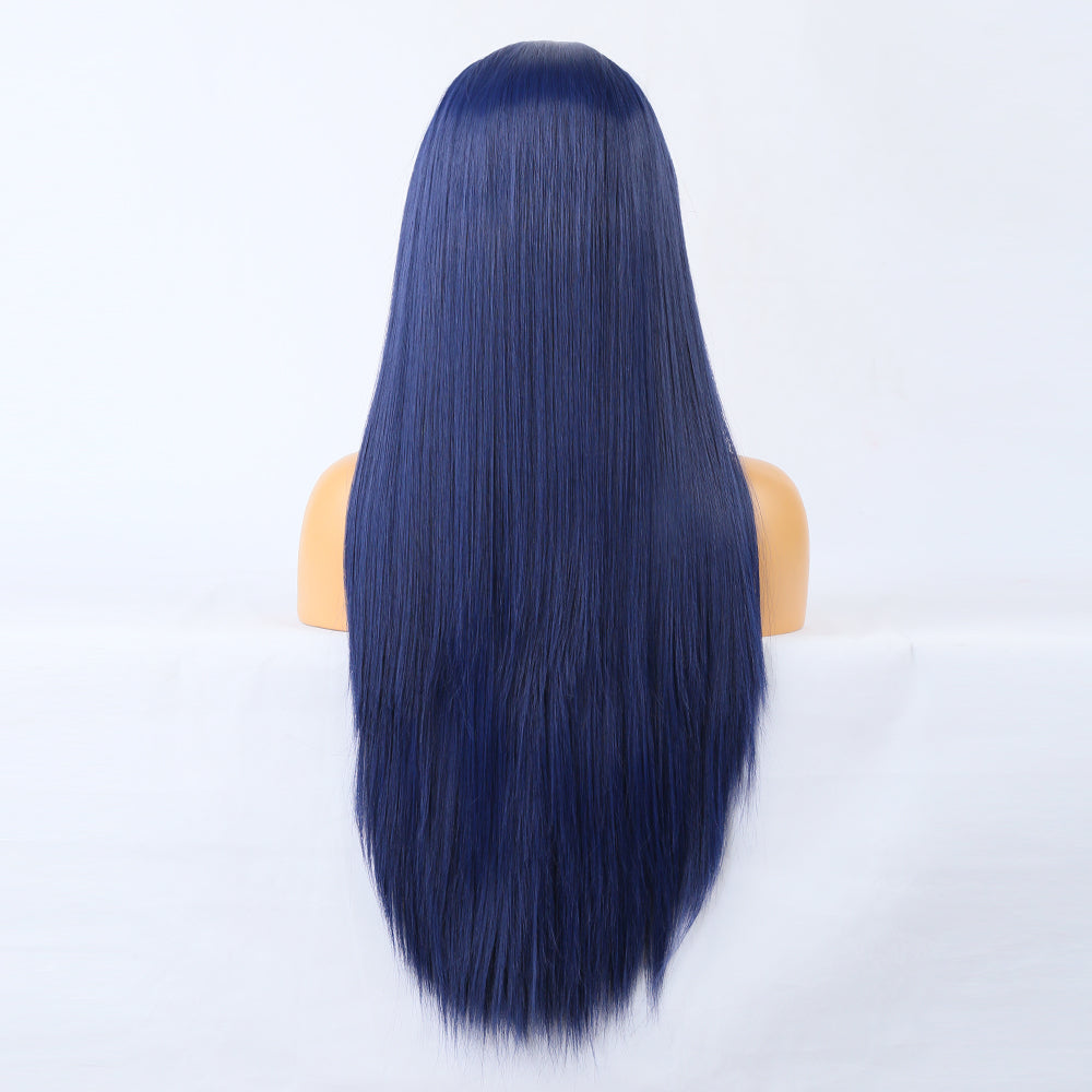 Straight Lace Front Wig Bone Straight Human Hair Wig Transparent Lace Frontal Wig Glueless Lace Front Human Hair Wigs - V.I.P Digital Presence