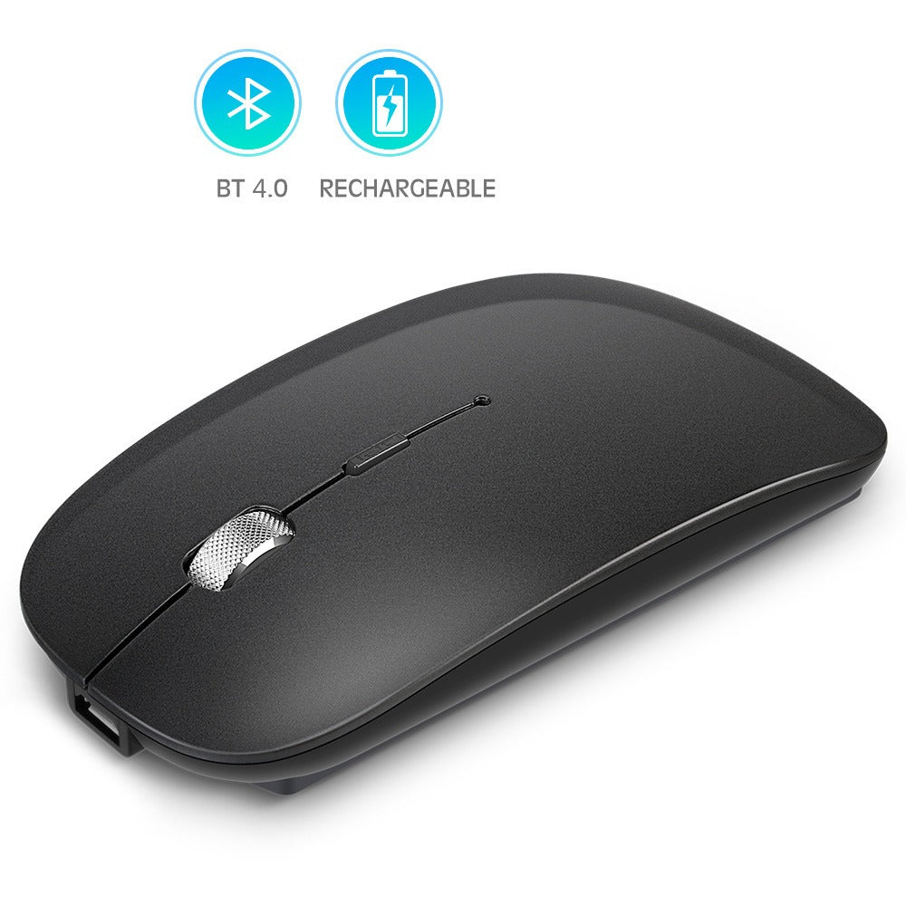Rechargeable metal roller wireless Bluetooth mouse dual-mode mobile phone tablet wireless mouse - V.I.P Digital Presence