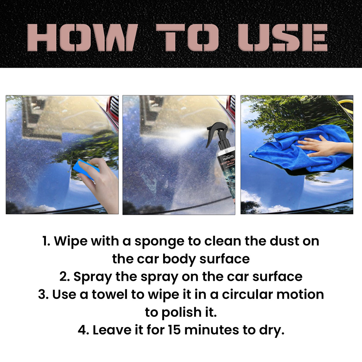 Crystal Coating Spray, Clean Water Stains And Dirt With New Bright Long-Lasting Maintenance Spray - V.I.P Digital Presence