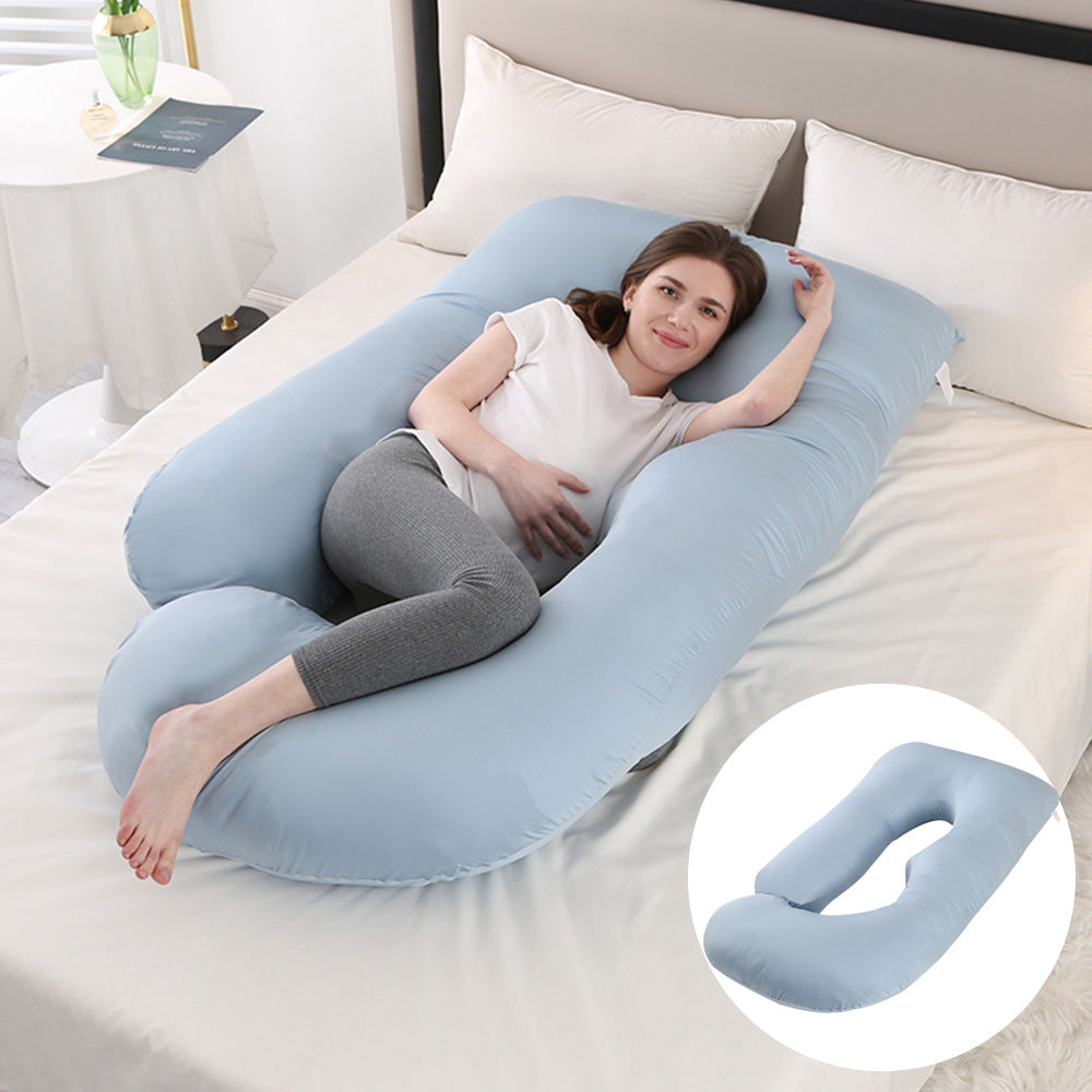 Pregnant women's pillow waist protection side sleeping slope pillow J-shaped pregnancy sleeping pillow - V.I.P Digital Presence