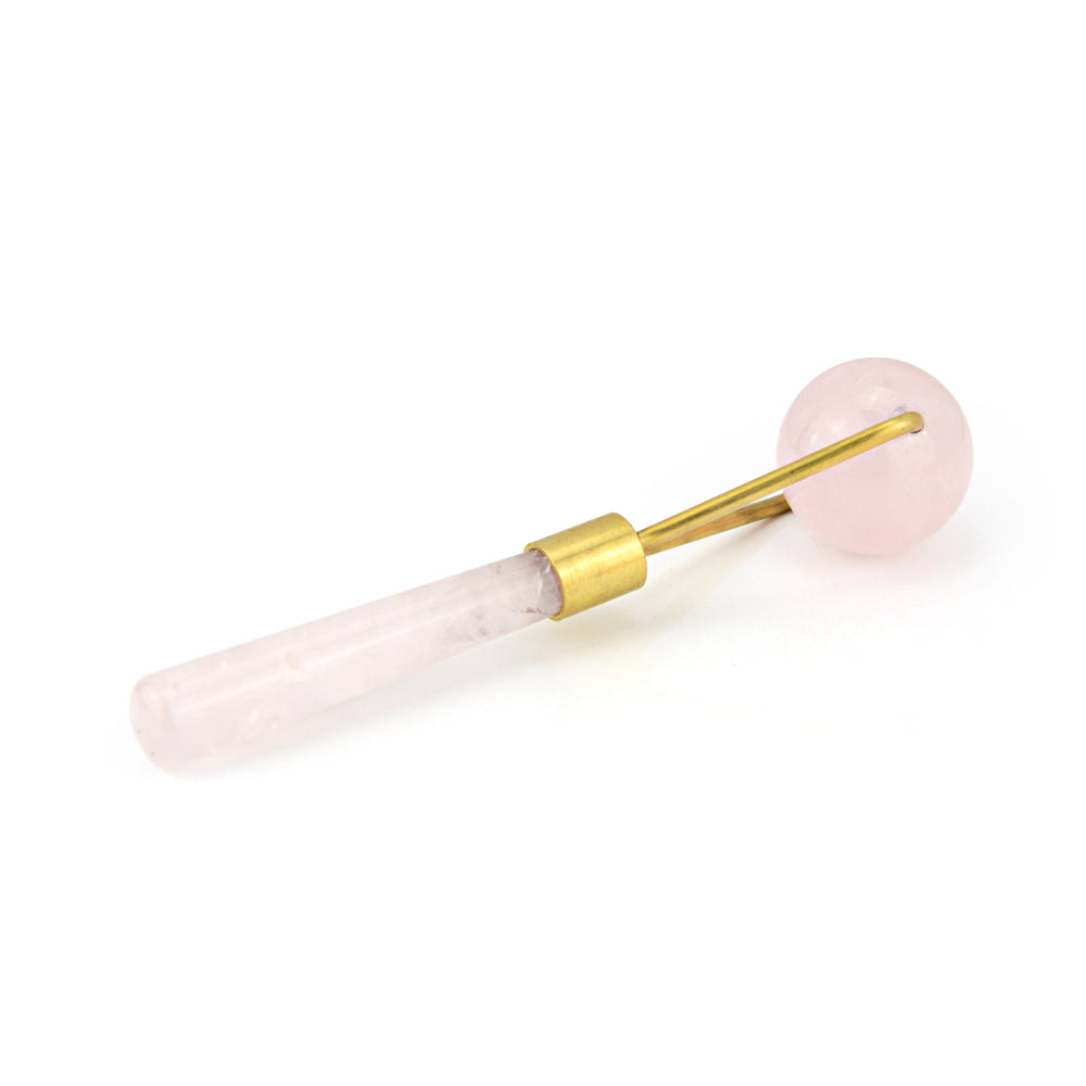 Natural Rose Quartz Facial Massage Crystal Stone Body Jade Massager Derma Roller Skincare Ice Roller Wrinkle Removal Beauty Tool - V.I.P Digital Presence