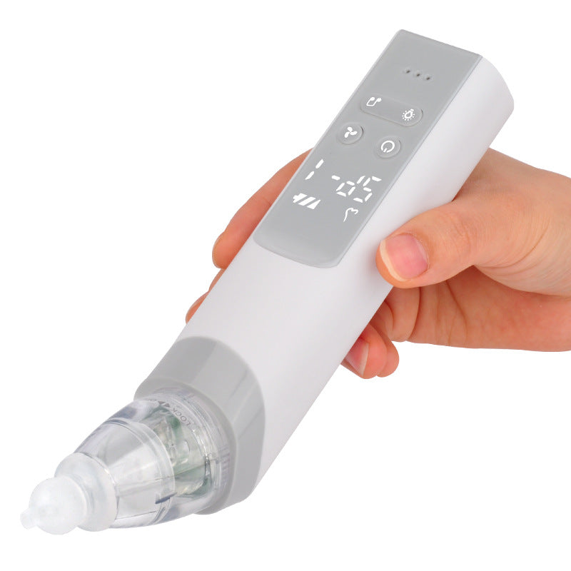 Nasal suction device charging electric nasal suction device with three levels of suction music lights baby cleaning nasal mucus - V.I.P Digital Presence