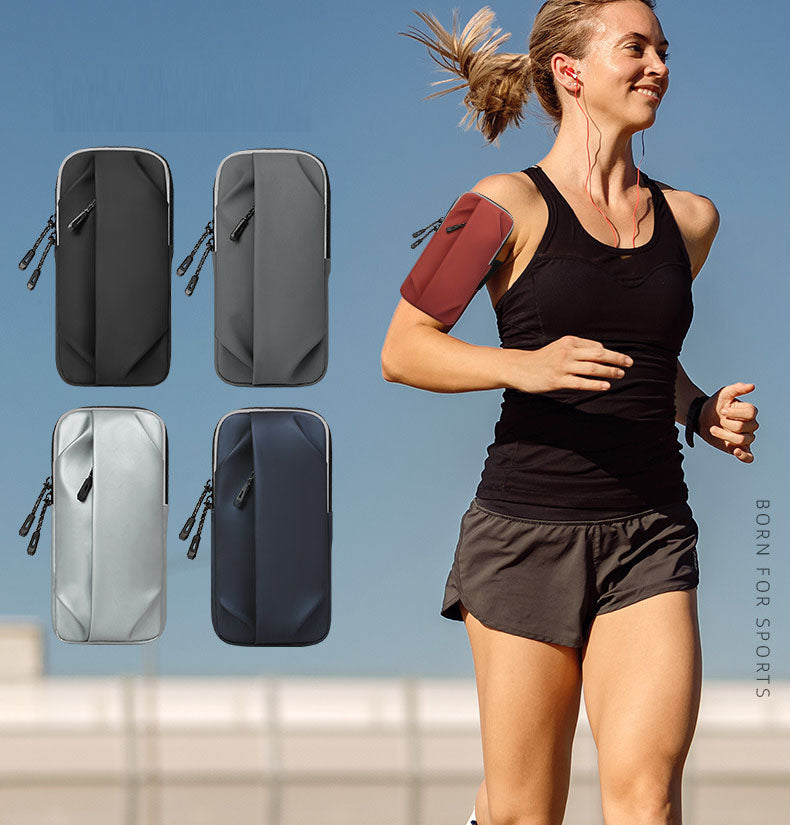 Running mobile phone arm bag for men and women, single shoulder diagonal cross bag, wrist bag, fitness sports travel equipment, - V.I.P Digital Presence