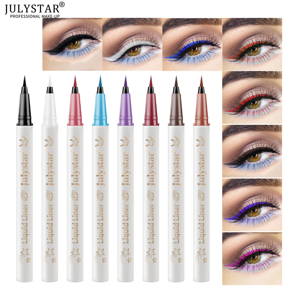 Soft Tip Color Eyeliner Waterproof Durable Liquid Eyeliner White Eyeliner Pencil Very Fine Liquid Eyeliner Pen - V.I.P Digital Presence
