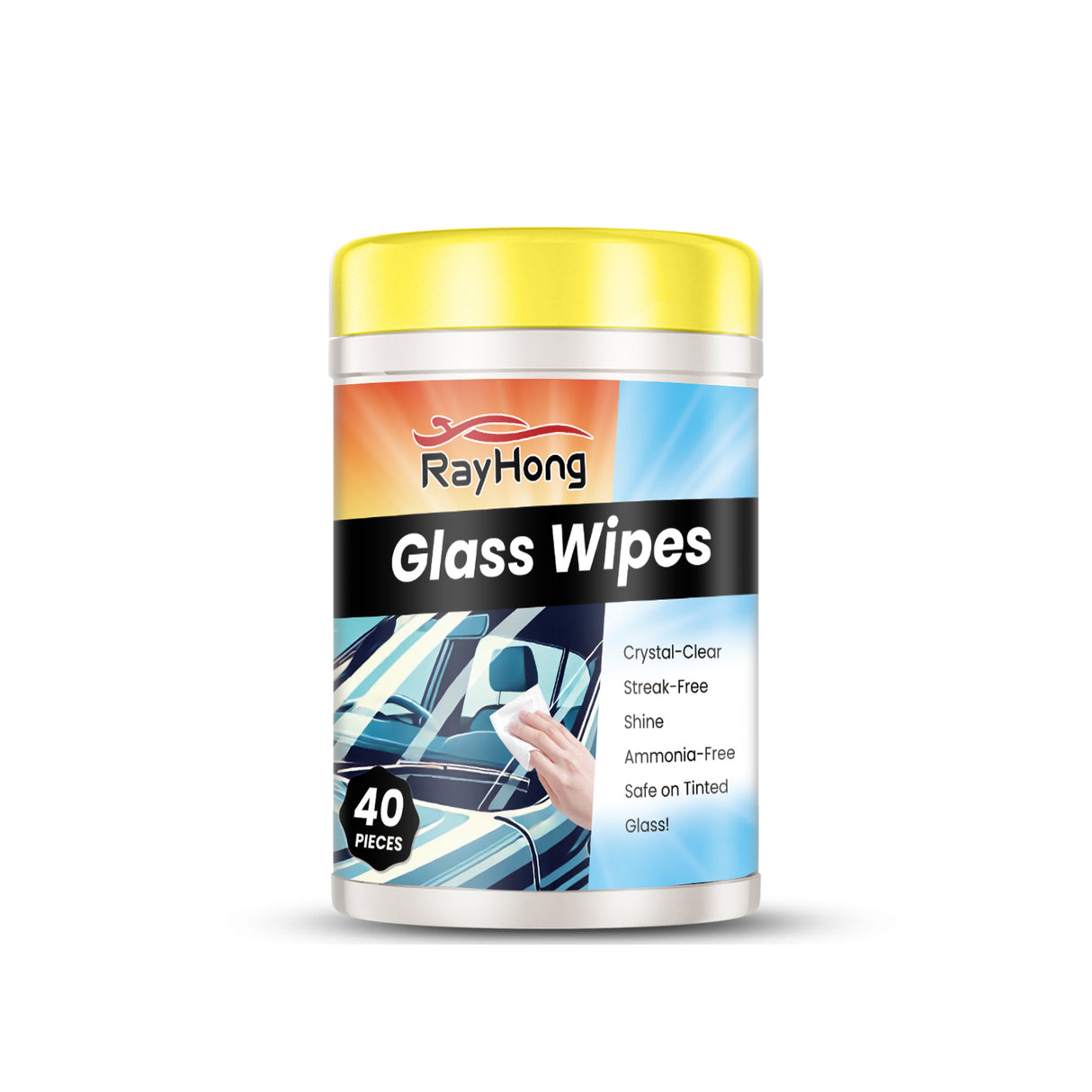 Car Glass Cleaning Wipes Glass Rearview Mirror Anti-Fog Refurbished Anti-Oil Cleaning Universal Wipes - V.I.P Digital Presence