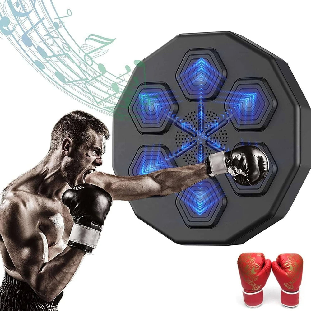 Smart Music Boxing Machine Wall Mounted Bluetooth Smart Fun Punch Boxing Trainer Wall Target Punching Pads Suitable For Home - V.I.P Digital Presence