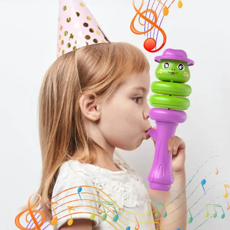 Cartoon Snake-Shaped Whistle Twisting Snake Rotating Duck Dragon Decompression Swinging Force Control Balance Toy - V.I.P Digital Presence