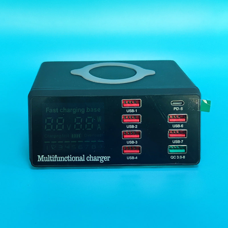 Multi-Function 100W High Power Fast Charging USB Multi-Port Charger QC3.0 Mobile Phone Wireless Charger - V.I.P Digital Presence