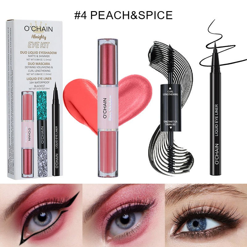 O'CHAI NMascara, long, thick, curling eyeliner, ultra-fine waterproof, non-smudge liquid eyeshadow - V.I.P Digital Presence