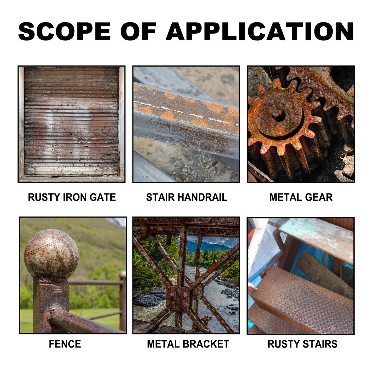 Rust Conversion Primer, Iron Door Metal Gear Bracket Rust Stair Handrail Corrosion Remover - V.I.P Digital Presence