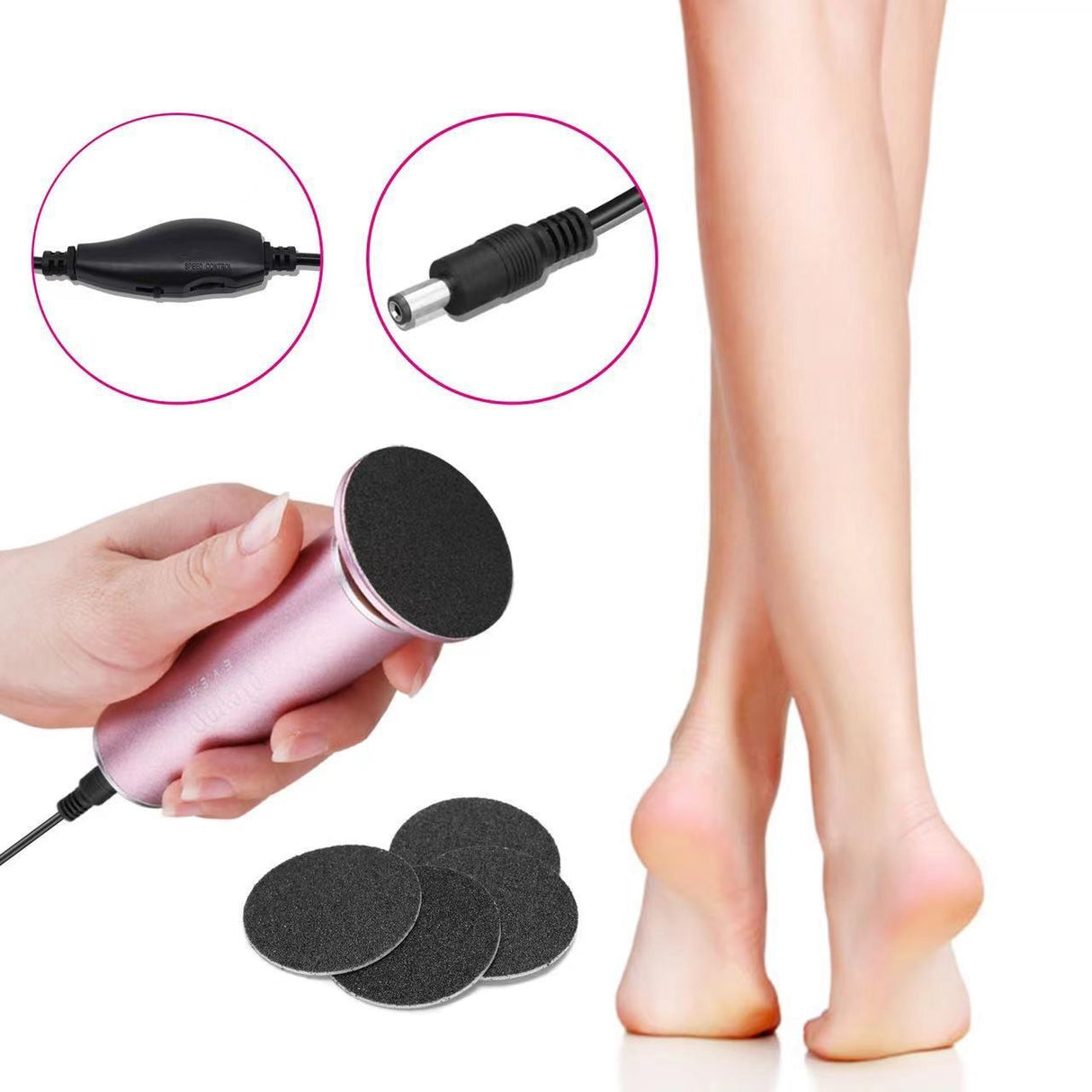 Electric Foot Grinder File Removal Pedicure Machine Electric Foot Callus Remover For Feet - V.I.P Digital Presence