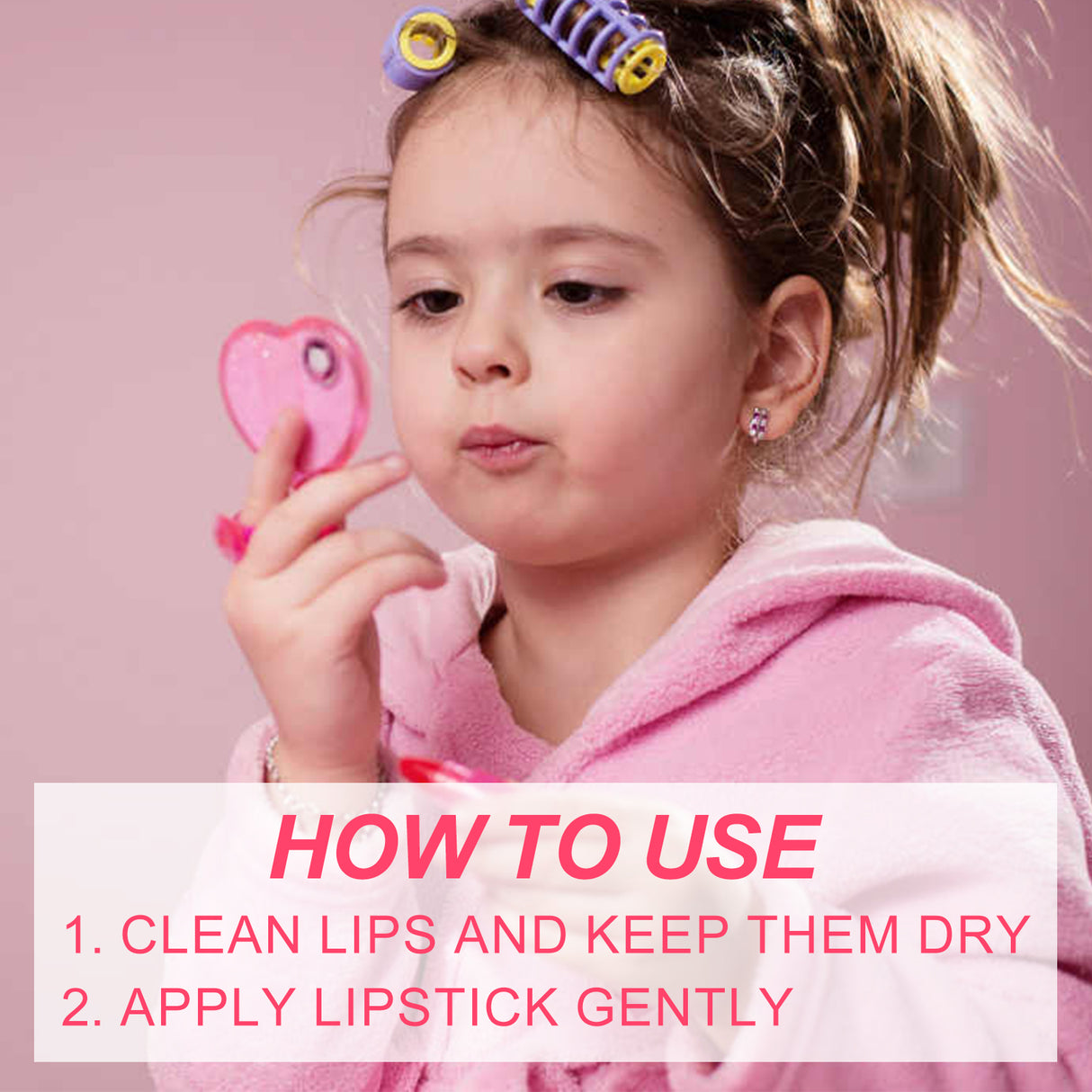Bunny Lipstick, Easy Clean Lip Gloss Lip Oil Children's Play House Toy Lipstick - V.I.P Digital Presence