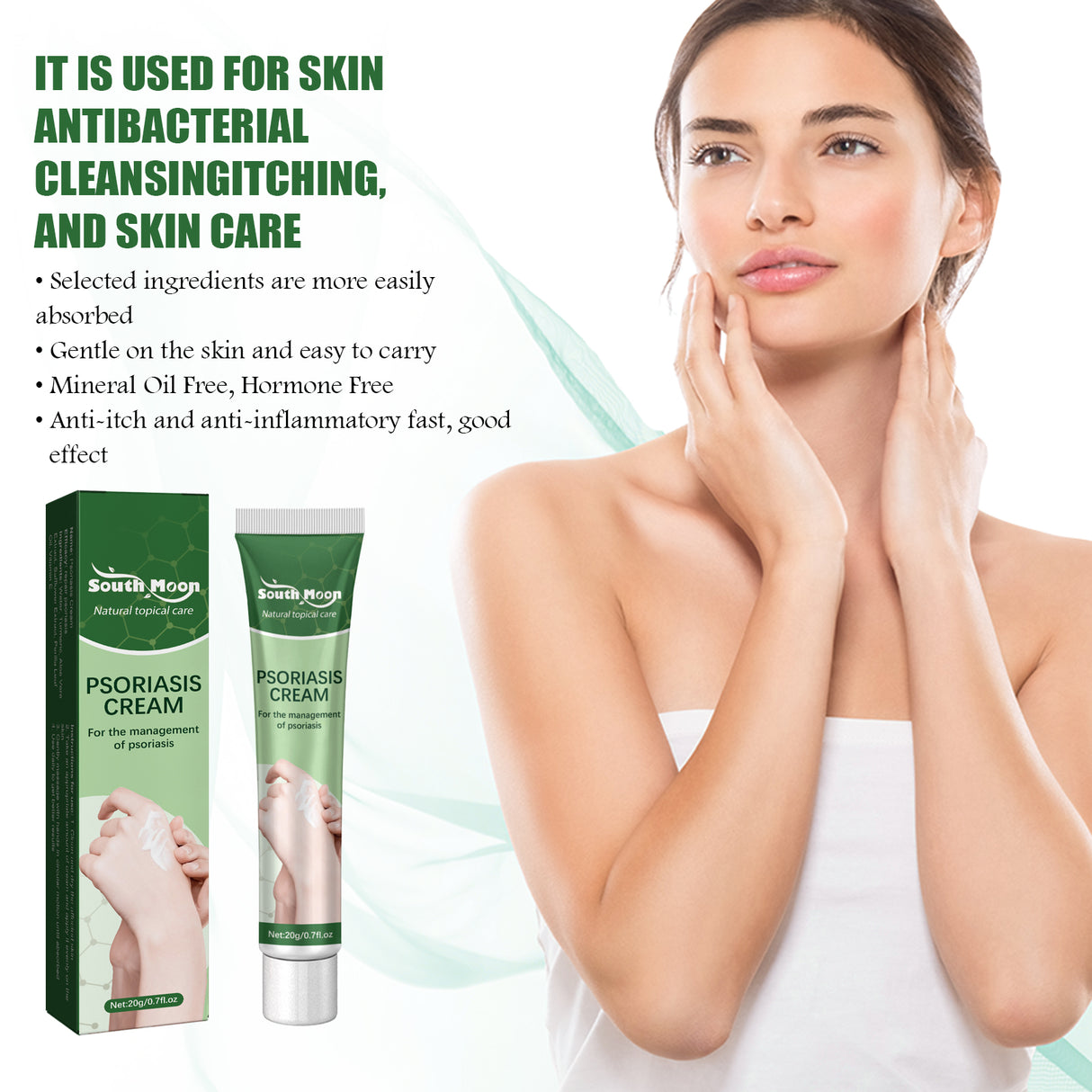 Psoriasis Cream, Relieve Itchy Skin Of Hands And Feet Skin Moss Body Skin Care Cream - V.I.P Digital Presence
