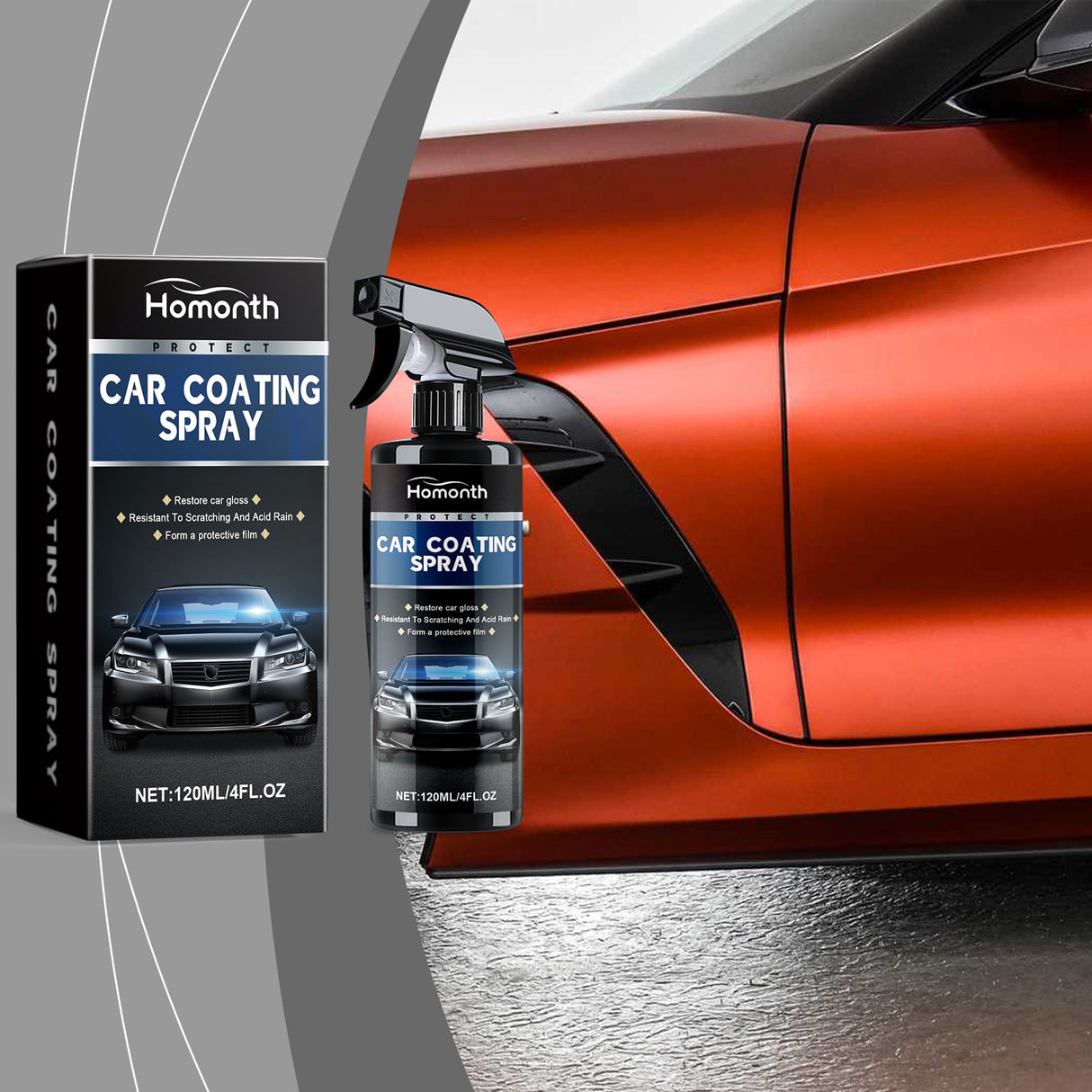 Automotive Ceramic Coating Spray Automotive Finish Maintenance Cleaning Decontamination Repair Scratch Retreader - V.I.P Digital Presence