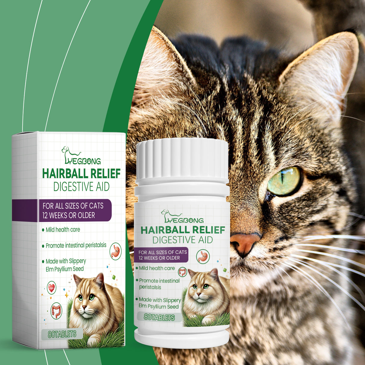 Cat Grass Tablets For Healthy Pets For Cats And Dogs To Absorb Nutrients Rich In Dietary Fiber Tablets - V.I.P Digital Presence