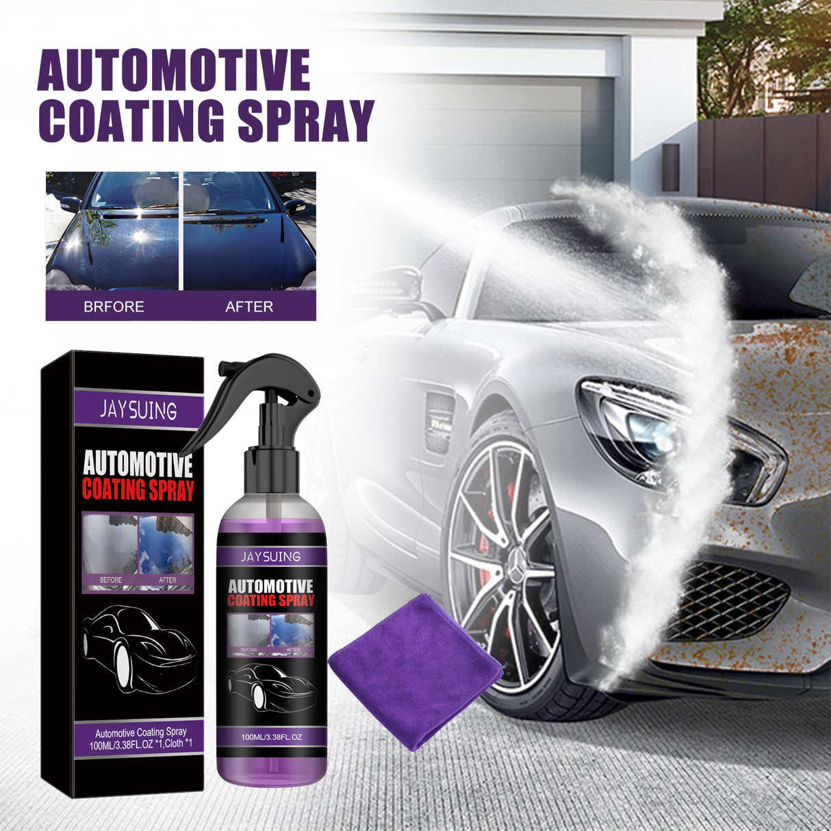 Coating Agent Automotive Paint Decontamination Polish Maintenance Interior Seat Instrument Panel Refurbishment Cleaner - V.I.P Digital Presence