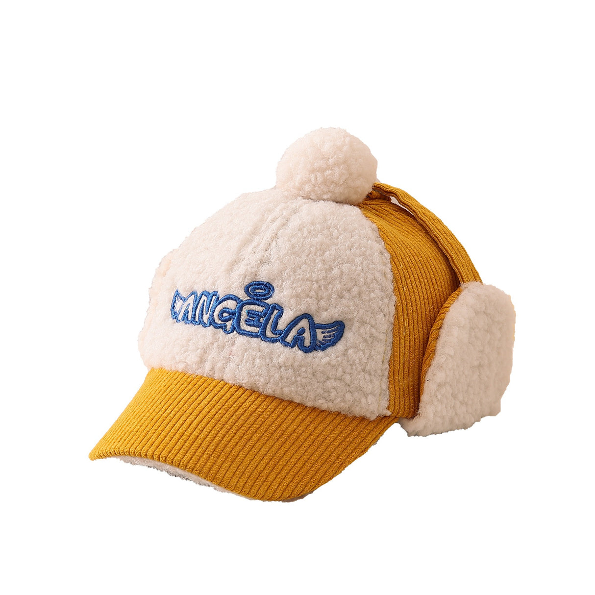 Children's Hat Autumn/Winter Ear Protection Warm Hat Boys' Corduroy Duck Tongue Hat Girls' Winter Fashion Baseball Hat - V.I.P Digital Presence