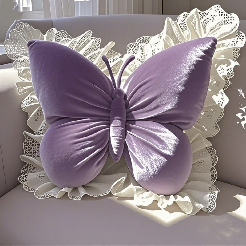 Butterfly Princess Pillow - Office, Living Room, Bedroom (with Bow). Sofa/Car Cushion, New Home Decor - V.I.P Digital Presence
