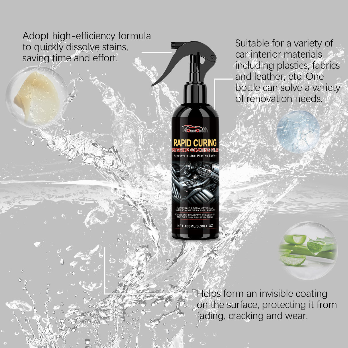 multi-functional automotive interior retreader Multi-functional automotive interior cleaning and decontamination maintenance coating agent - V.I.P Digital Presence