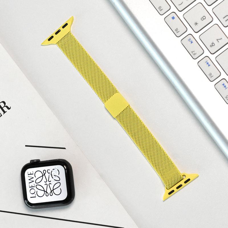 Apple Watch S7/S8 Thin Milanese Loop Strap for iWatch Series 9 - V.I.P Digital Presence