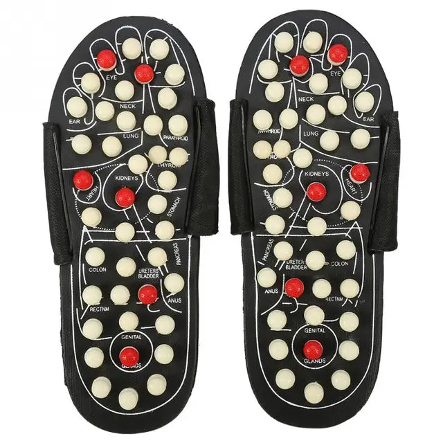 Foot Massage Slippers Acupuncture Therapy Massager Shoes For legs Acupoint Activating Reflexology Feet Care massageador Sandal - V.I.P Digital Presence