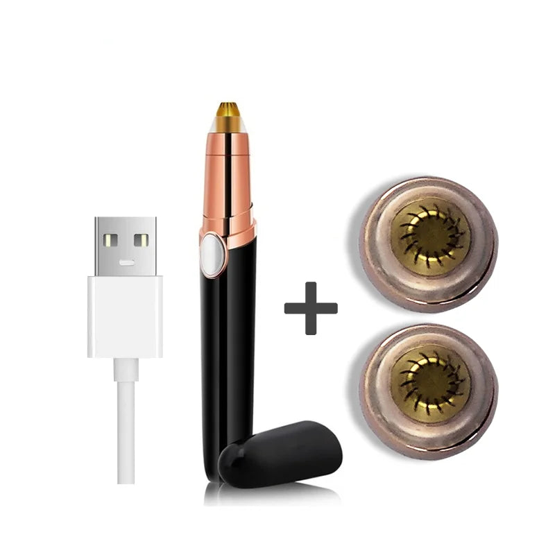 New Design Electric Eyebrow Trimmer Makeup Painless Eye Brow Epilator Mini Shaver Razors Portable Facial Hair Remover for Women - V.I.P Digital Presence