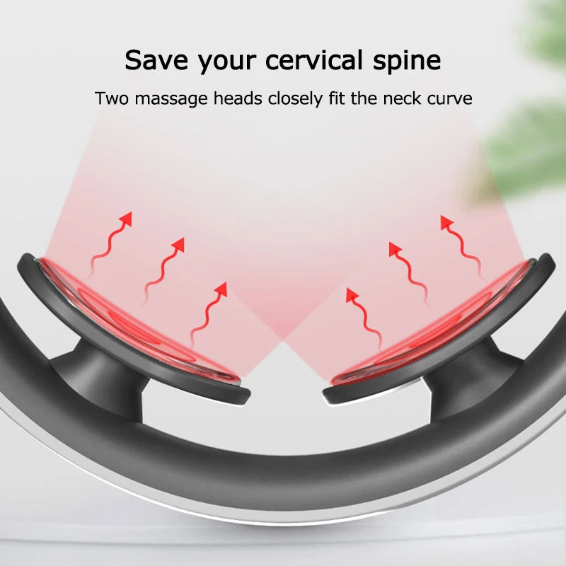 Smart Shoulder Neck Massager Electric Neck Massage Health Care Relaxation 4 Types of Pulse Therapy Relieve Fatigue Relief Tool - V.I.P Digital Presence