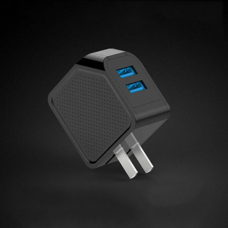 LED Display Intelligent Fast Charging Head Power Adapter Automatic Power-Off Dual USB Cell Phone Charger Quick fast charging - V.I.P Digital Presence