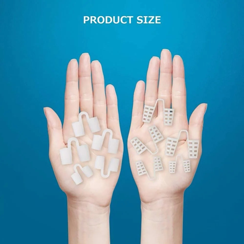 8PCS /set Snoring Solution Anti Snoring Devices Professional Snore Stopper Nose Vents Snore Nasal Dilators For Better Sleep - V.I.P Digital Presence