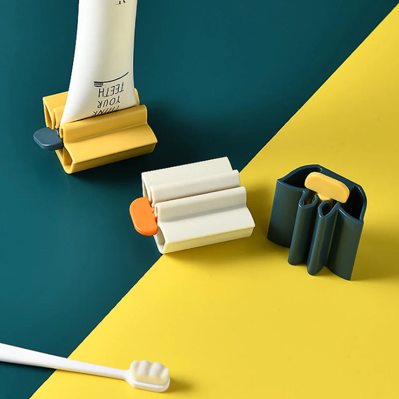 New Bathroom Accessories Toothpaste Squeezer Tooth Paste Dispenser Tube Squeezer Facial Cleanser Press Rolling Holder for Kids - V.I.P Digital Presence