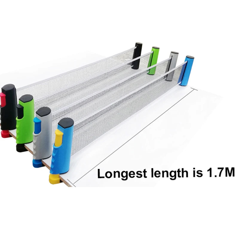 Portable Sport Table Tennis Set 1.7M Retractable Net for Workout Trainning - V.I.P Digital Presence