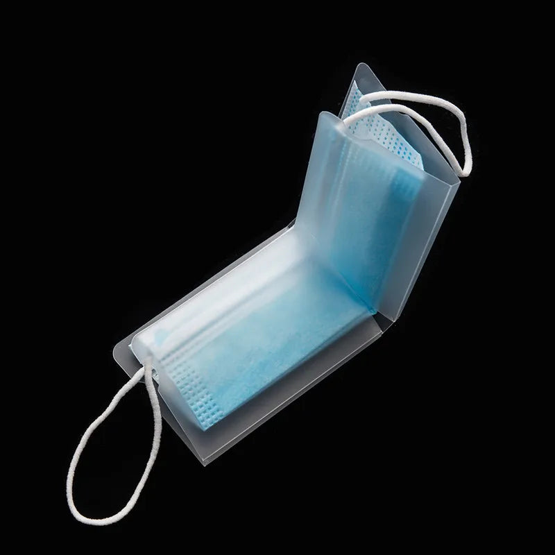 Dustproof Mask Folder Container Foldable Face Masks Folder Clip Safe Pollution Disposable Mask Storage Case Box Organizer - V.I.P Digital Presence