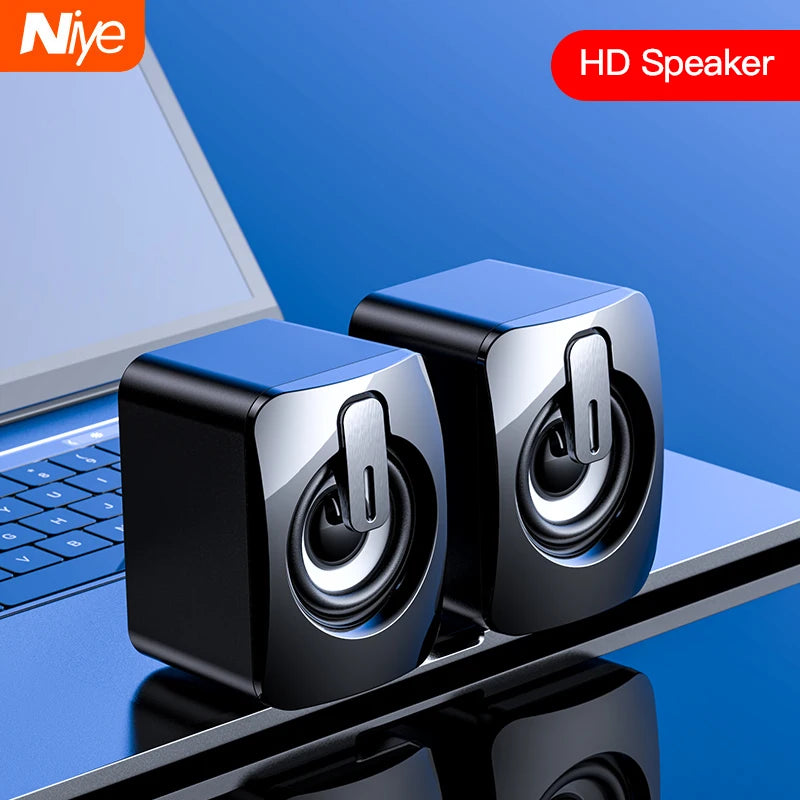 Mini Computer Speaker USB Wired Speakers 3D Stereo Sound Surround Loudspeaker For PC Laptop Notebook Not bluetooth Loudspeakers - V.I.P Digital Presence