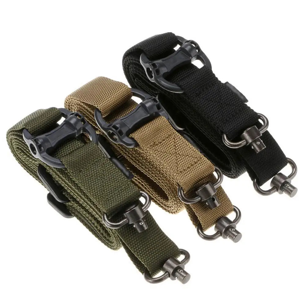 MS4 Tactical Rope Mission Adjustable Two 2 Points Tactical Rifle Gun Sling Quick Detach QD trap For Outdoor Nylon Belt Rope - V.I.P Digital Presence