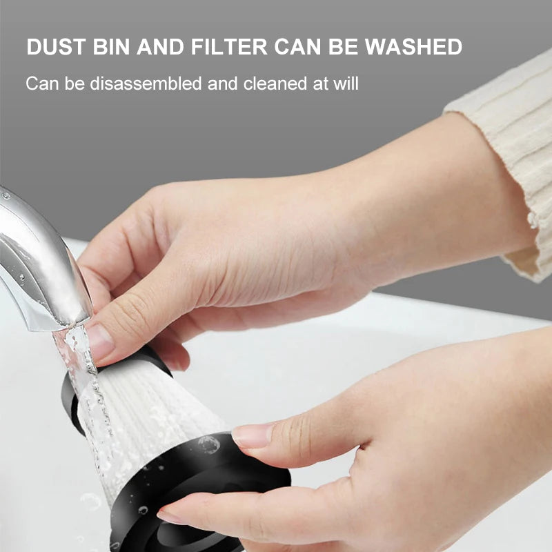 Handheld Wireless Vacuum Cleaner Rechargeable Cyclone Suction Car Vacuum Cleaner Cordless Wet/Dry Auto Portable for Car Home - V.I.P Digital Presence