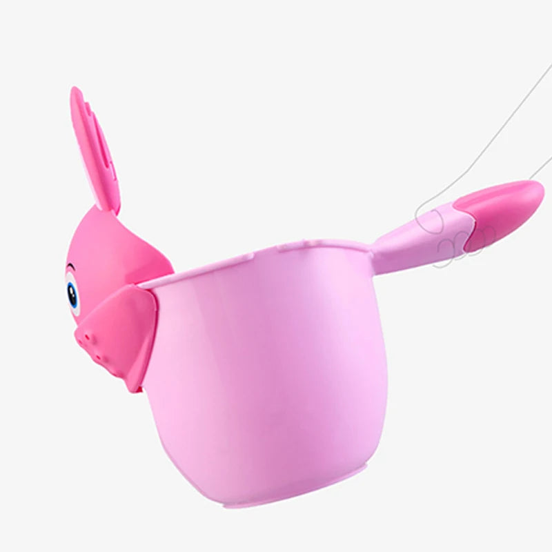 Infant Child Shower Shampoo Cup Baby Cartoon Newborn Shower Cup Baby Shower Watering Spoon Bathing Cup