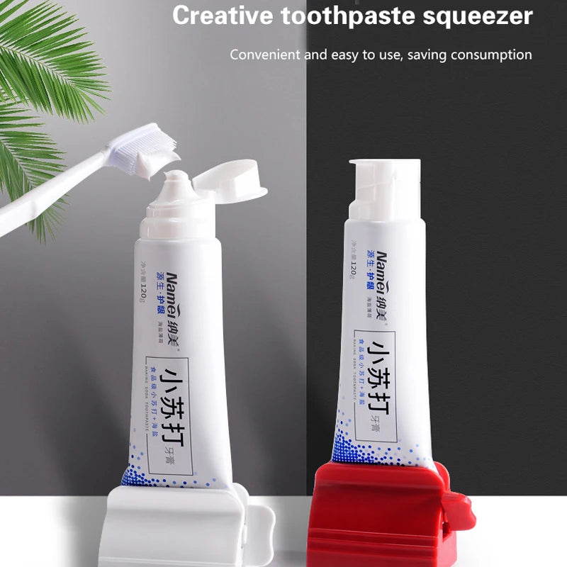 New Bathroom Accessories Toothpaste Squeezer Tooth Paste Dispenser Tube Squeezer Facial Cleanser Press Rolling Holder for Kids - V.I.P Digital Presence