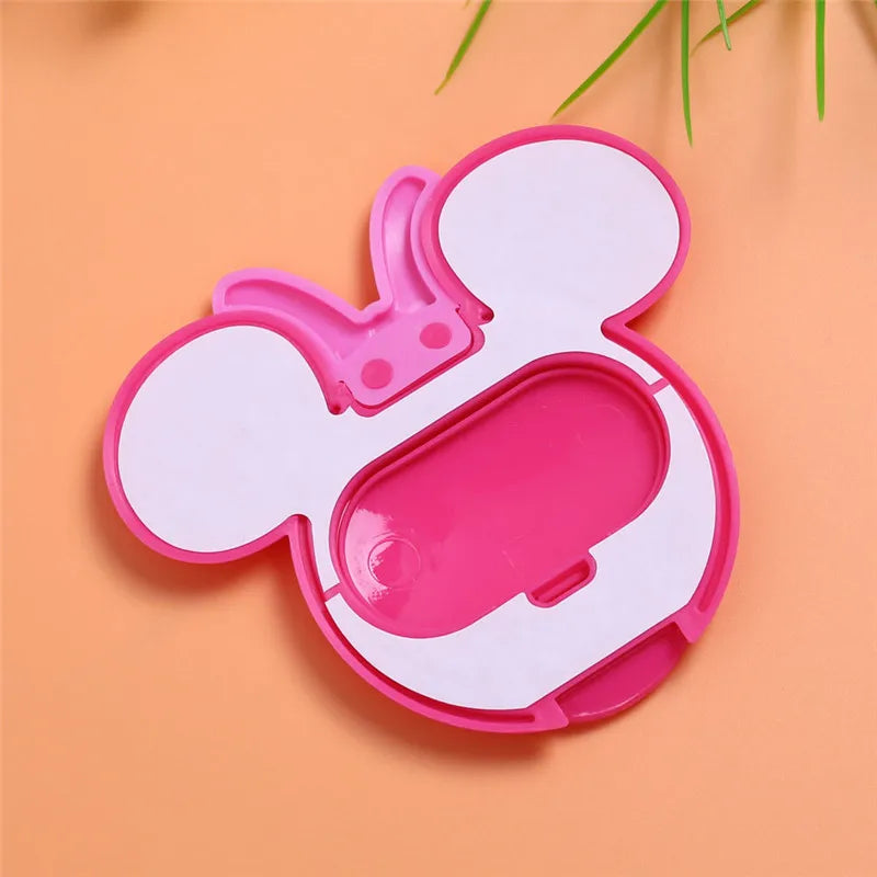 Baby Wipes Lid Baby Wet Wipes Cover Portable Child Wet Tissues Lid Cartoon Mobile Wipes Wet Paper lid Useful Accessories