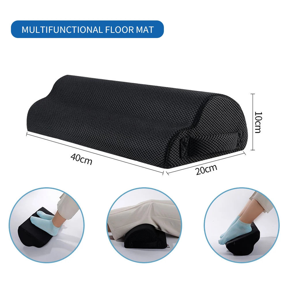 Ergonomic Feet Cushion Support Foot Rest Under Desk Feet Stool Pillow for Home Computer Work Chair Travel Footrest Massage