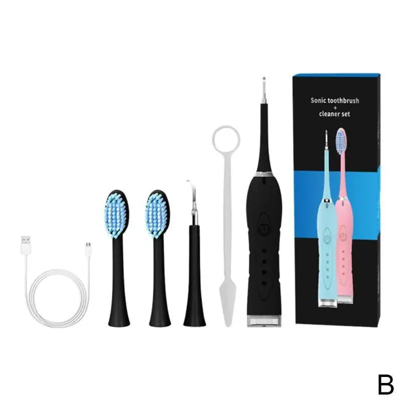 Electric Tartar Remover Tartar Ultrasonic Whitening USB Rechargeable Tooth Cleaner Portable Household Dental Calculus Remover - V.I.P Digital Presence