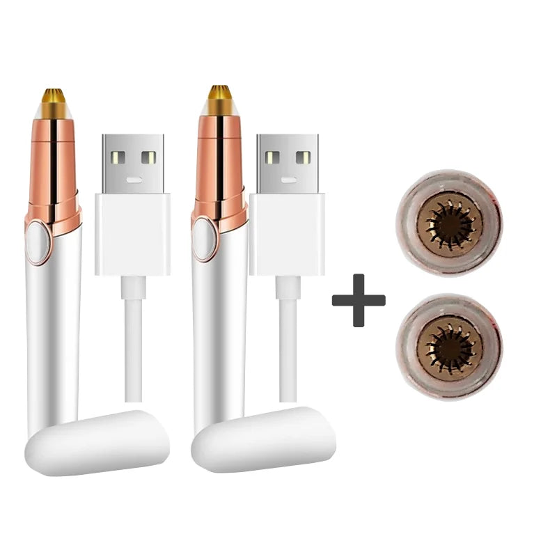 New Design Electric Eyebrow Trimmer Makeup Painless Eye Brow Epilator Mini Shaver Razors Portable Facial Hair Remover for Women - V.I.P Digital Presence